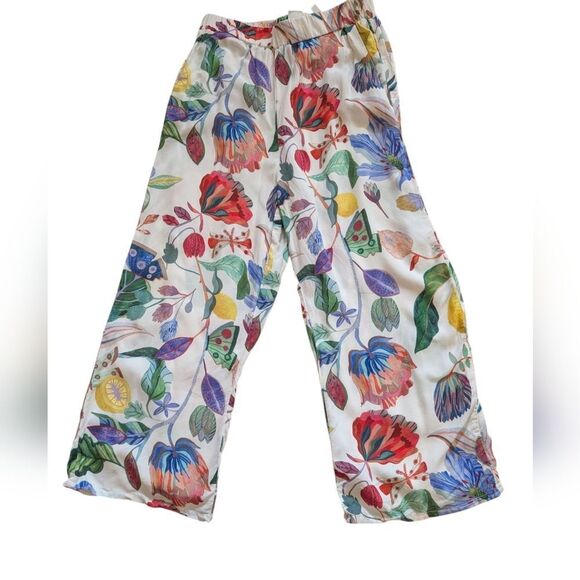 Michelle Moren For‎ H&M Floral Kids Palazzo Pants Boho - Picture 3 of 6